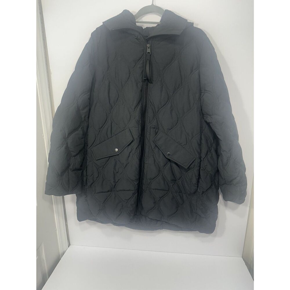 Canada Goose Alessia Coat Women’s XL Black Quilted Hooded Down Jacket NWT